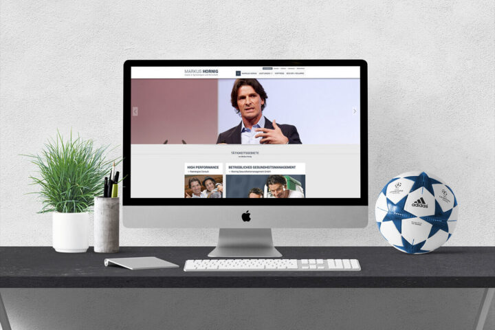 Custom WordPress website development portfolio showcase for business clients